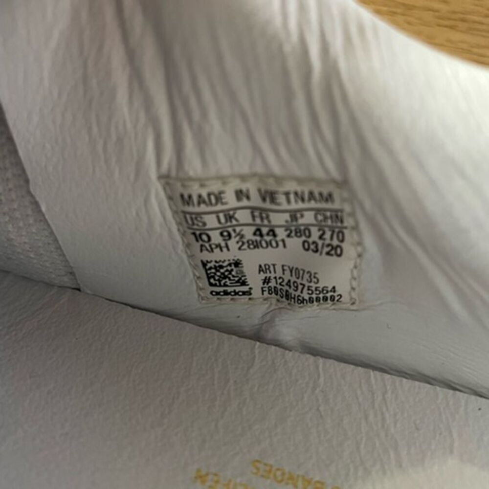 Adidas  x Human Made Stan Smith Low Top Sneakers in White Leather - Picture 8 of 8